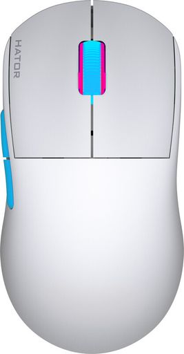 Миша HATOR Quasar 2 PRO wireless (HTM561WC) white/cyan