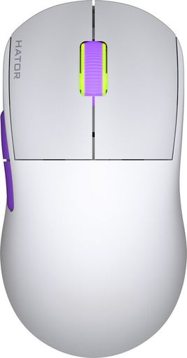 Мышь HATOR Quasar 2 ULTRA 4K wireless (HTM571WL) white/lilac