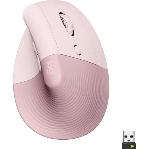 Мышь Logitech Lift Vertical Ergonomic Mouse Rose (910-006478)