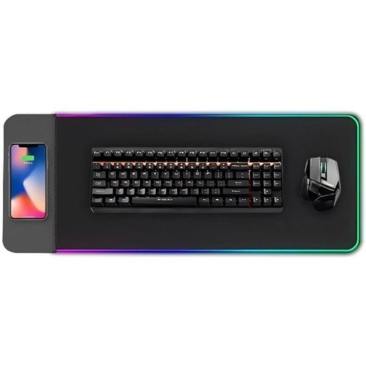 Ігрова поверхня (килимок) STAND JD-S8 з БЗП 15W LED+RGB (780*300*4mm) (Black)