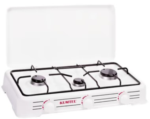 Настольная плита KUMTEL KO-123 WHITE PAINTED