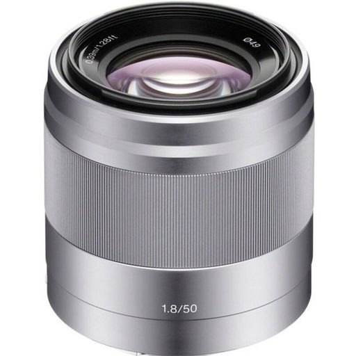 Об'єктив Sony E 50mm f/1.8 OSS, silver (SEL50F18.AE)
