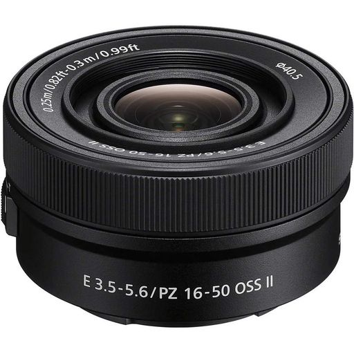 Об'єктив Sony E PZ 16-50mm f/3,5-5,6 OSS II Black (SELP16502)