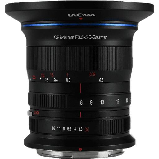Об'єктив LAOWA 8-16mm f/3,5-5 Zoom CF Canon RF (APS-C)