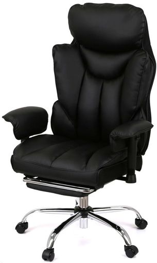 Офісне крісло АКЛАС Бамбетель 10093H Чорний (PU Black) (00158595)