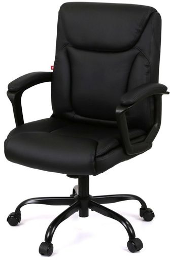 Офісне крісло АКЛАС Лівар 10002M Чорний (PU Black) (00158598)