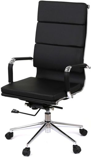 Офисное кресло АКЛАС Кап soft OT-8002 Черный (PU Black) (00158599)