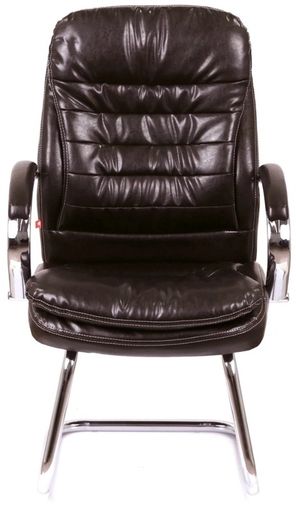 Крісло конференційне АКЛАС Валенсія CF (XY-7004G-1) Коричневий (PU Dark Brown) (00161483)