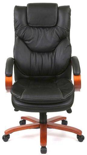 Крісло АКЛАС Флорида EX (GB-233WW) Чорний (Шкіра LC-A black) (00163346)