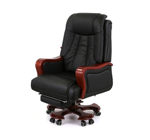 Крісло АКЛАС Трістрам EX RL Чорний Шкіра LC-A (142844)
