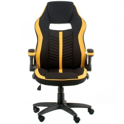 Офісне крісло Special4You Prime Black/Yellow (E5548)