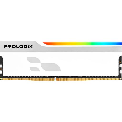 Оперативна пам'ять Prologix DDR4 16GB 3200 MHz Onyx White RGB (PRO16GB3200YWR4)