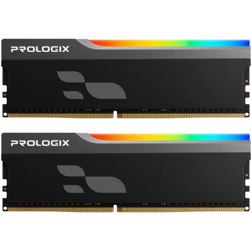 Оперативна пам'ять Prologix DDR4 16GB (2x8GB) 3600 MHz Onyx Black RGB (PRO16GB3600YBR4K)