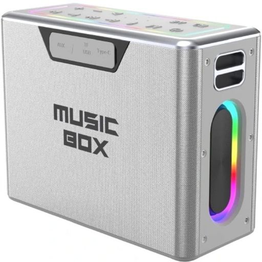Портативна колонка HiFuture MusicBox 100W Silver (musicbox.silver)