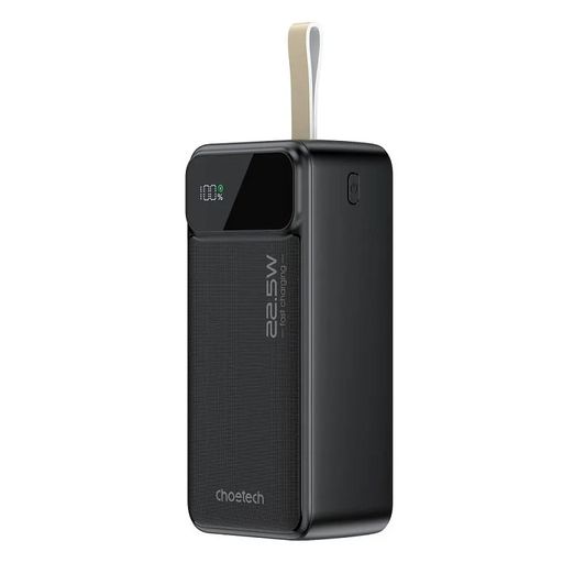 Зовнішній акумулятор (павербанк) Choetech B731 40000mAh 22.5W QC3.0 PD3.0 Black