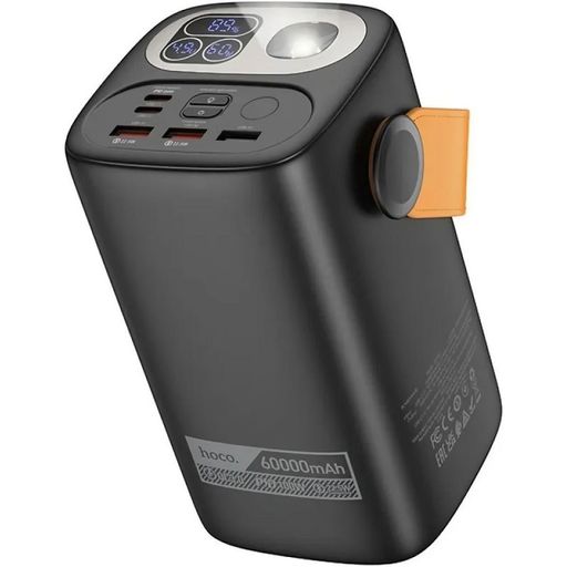 Зовнішній акумулятор (павербанк) Hoco DB160 Astrum 60000mAh 100W Black