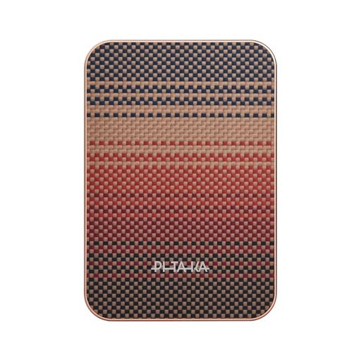 Внешний аккумулятор (павербанк) Pitaka Aramid Fiber Magnetic Power Bank Qi2 10 000mAh Sunset (PBQ2502)