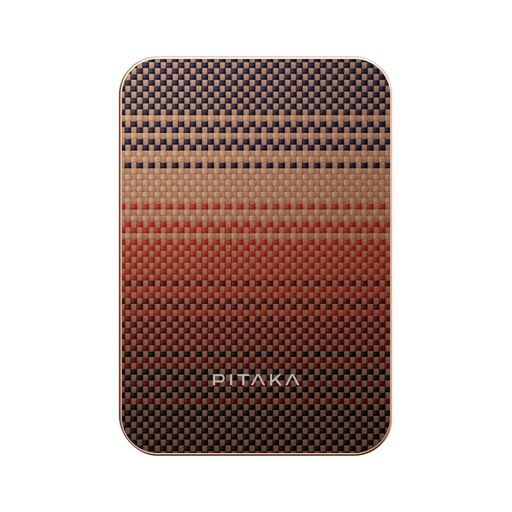 Магнітний павербанк Pitaka Aramid Fiber Magnetic Power Bank Qi2 5 000mAh Sunset (PBQ2402)