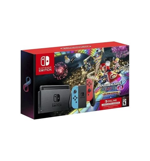 Портативная игровая приставка Nintendo Switch Neon Blue-Red Mario Kart 8 Deluxe Bundle