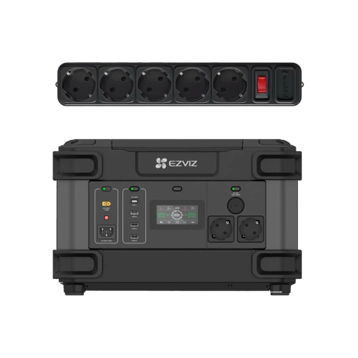 Портативна зарядна станція Ezviz (CS-PS1300) CN066 FR + мережевий фільтр Gembird SPG5-G-6B