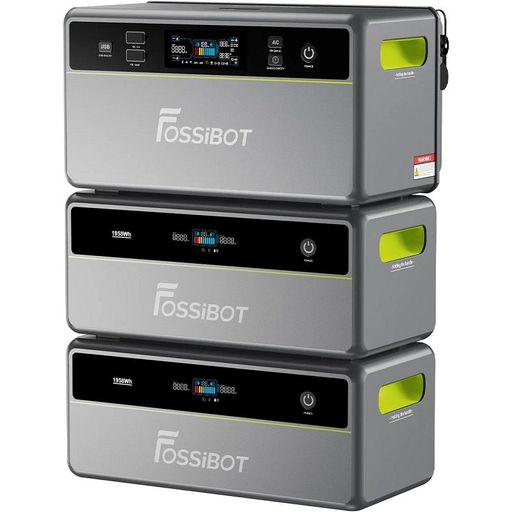 Комплект зарядной станции Fossibot FBP1200 + 2xExpansion Battery