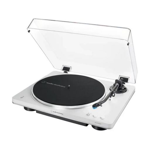Програвач вінілових платівок Audio-Technica White-Silver AT-LP70XBT