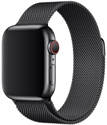Ремінець Apple watch Milanese Loop Bracelet 42/44mm Space Black (MLJH2/MTU52)