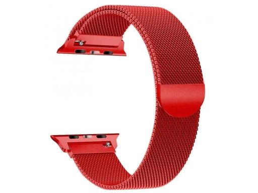 Ремешок Apple watch Milanese Loop Metal 42mm red