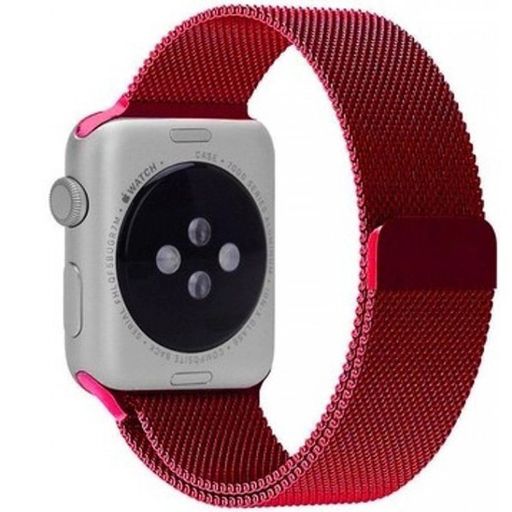 Ремешок  watch Milanese Loop Metal 38mm red