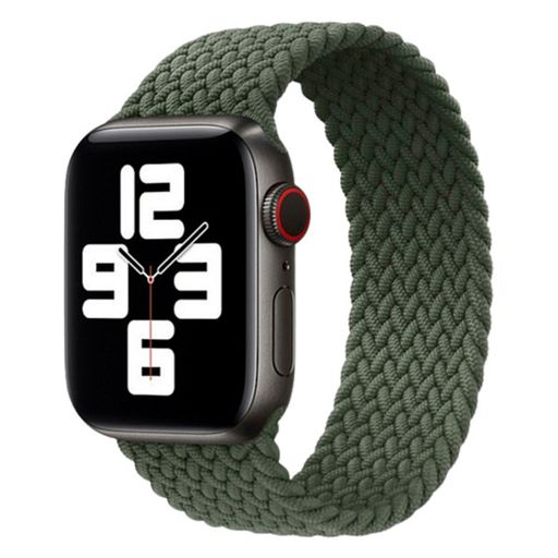 Ремешок  Watch Solo Loop Silicone Braided 42/44 Green (M)