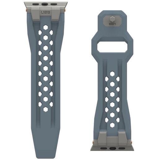 Ремешок UAG для Apple Watch Ultra 2/Ultra-49-45-44-42mm, Monarch, Cloud Blue/Titanium (194158114136)