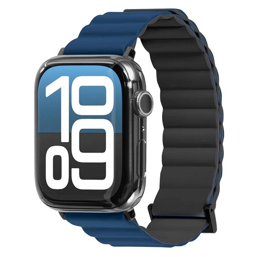 Ремешок LAUT NOVI SPORT for Apple Watch 4-10 & SE & ULTRA розмір 42/44/45/49mm - SteelBlue/Black (L_AWL_NS_BL)