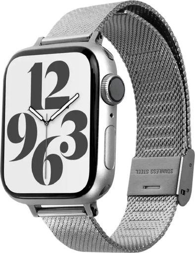 Ремешок LAUT LINKS ARCTIC для Apple Watch 4-10 & SE & ULTRA 38/40/41 мм - Silver (L_AWS_ARC_SL)