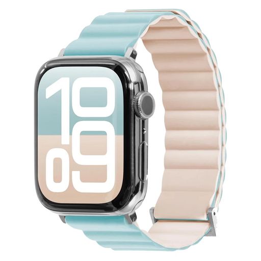 Ремінець LAUT NOVI SPORT for Apple Watch 4-10 & SE & ULTRA розмір 38/40/41mm - Spearmint/Beige (L_AWS_NS_MT)