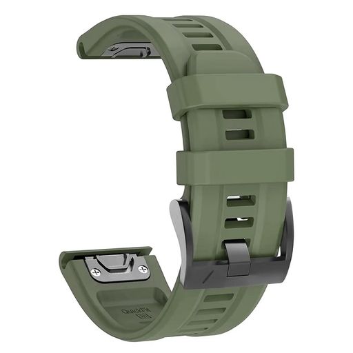Ремешок для смарт часов Garmin 22mm Silicone QuickFit Series (Army Green)
