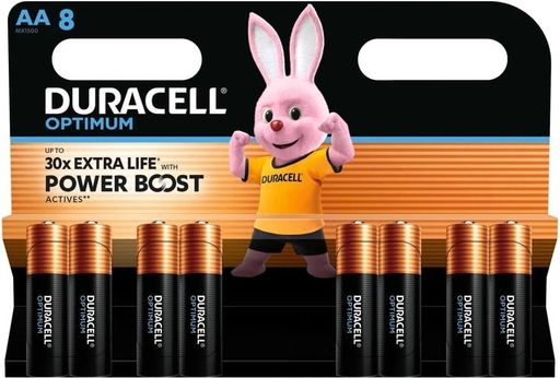 Батарейка Duracell LR6/AA OPTIMUM (8шт) (5014726, 5015601)