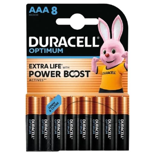 Батарейка Duracell LR3/AAA OPTIMUM (8шт) (5015602)