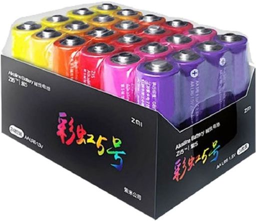 Батарейка ZMI ZI5 Rainbow AA batteries * 24 (AA524)