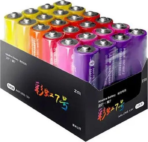 Батарейка ZMI ZI7 Rainbow AAA batteries 24 шт (AA724)