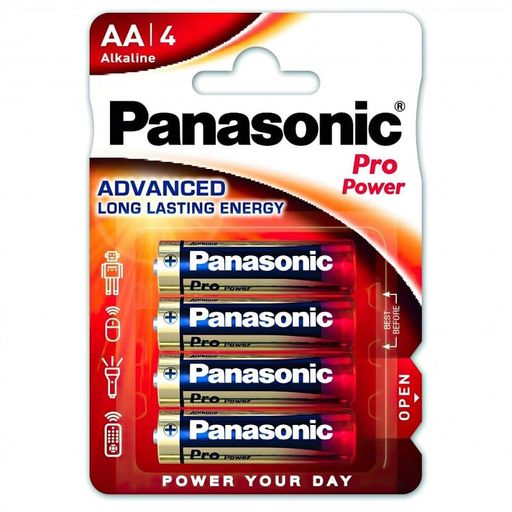Батарейка Panasonic AA PRO POWER 4 шт (LR6XEG/4BP)