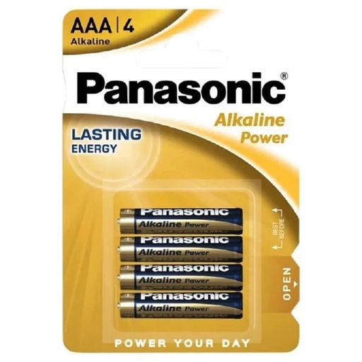 Батарейка Panasonic LR03/AAA Alkaline (4шт)