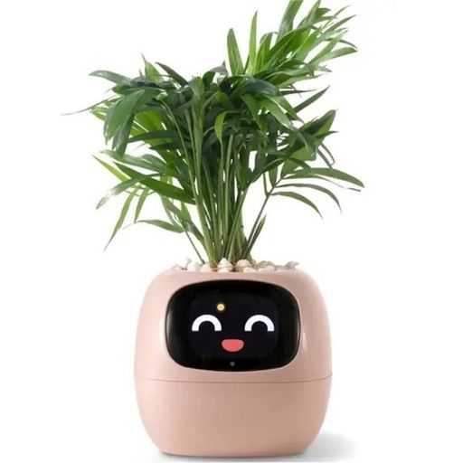 Интерактивный умный горшок для растений Ivy Smart Planter Tuya AI, Pink (ISPTAP)