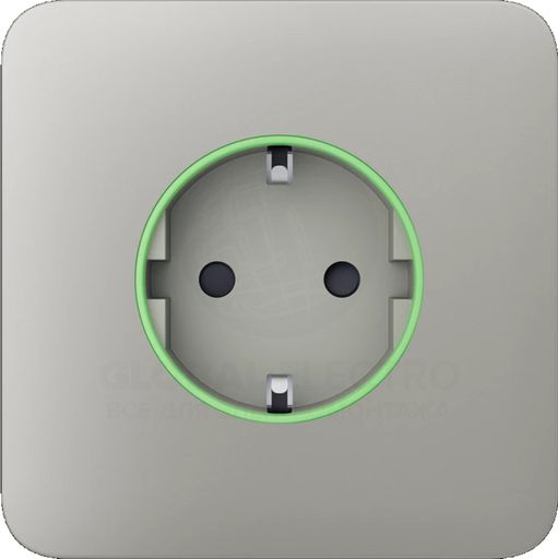 Передня панель для вбудованої розетки Ajax SoloCover (smart) (60025.164.OY) oyster