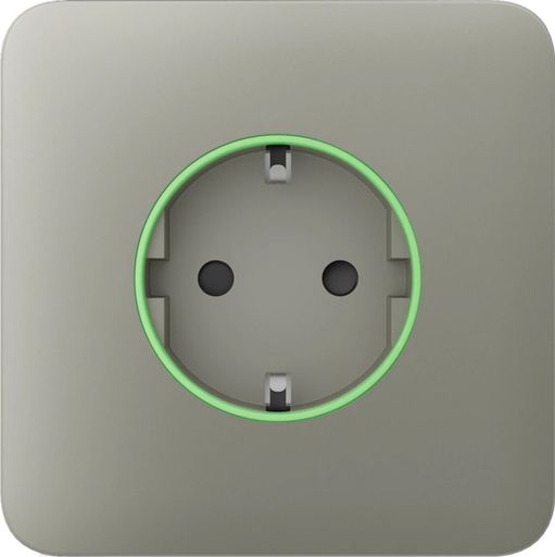Передня панель для вбудованої розетки Ajax SoloCover (smart) (60026.164.OL) olive