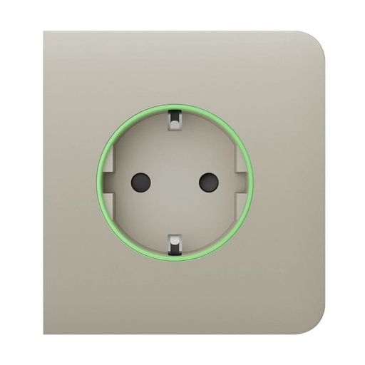 Бічна панель для вбудованої розетки Ajax SideCover (smart) [type F] (59999.163.IV) ivory