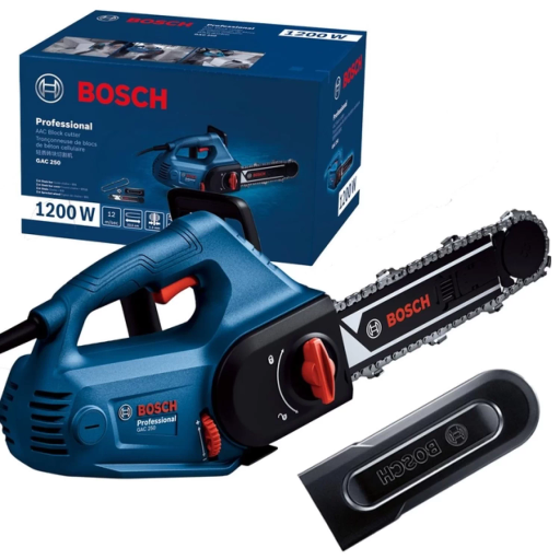 Пила ланцюгова електр. BOSCH 1200 Вт GAC 250 по газобетону (06012B6020)
