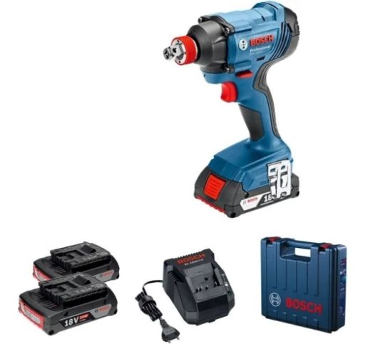 Гайкокрут акум. BOSCH 18В GDX 180-LI 2х2Ah (06019G5223)