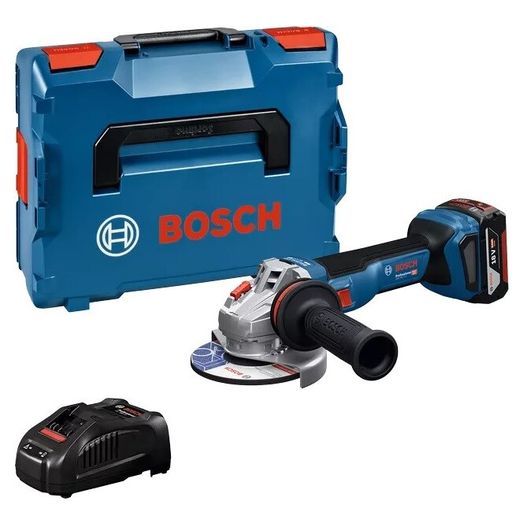 Угловая шлифмашина акум. BOSCH 125 мм 18В GWS 18V-11 S Professional L-BOXX 136 1х 5Ah (06019N4003)