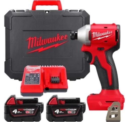 Гвинтокрут ударний акумуляторний Milwaukee M18 BLIDRC-402C (4933492840)