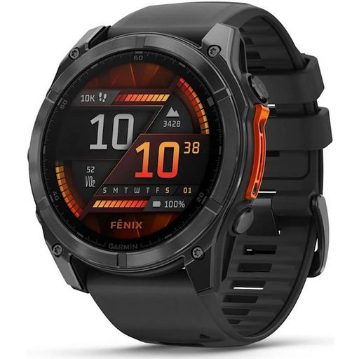 Смарт-часы Garmin fenix 8 AMOLED 51 mm Slate Gray with Black Silicone Band (010-02905-00)